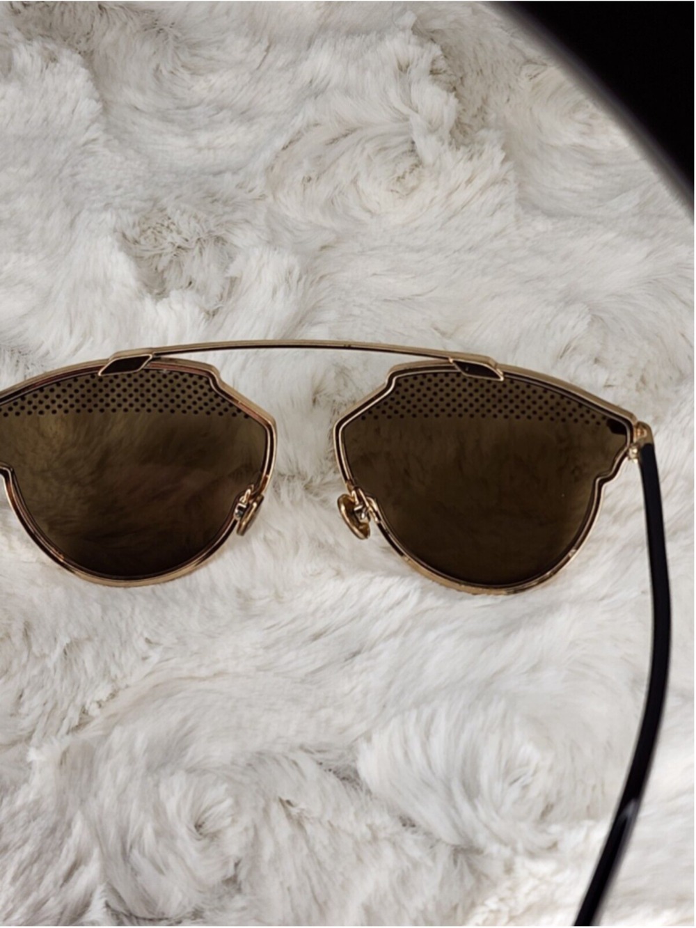 Christian Dior SO REAL S Studs gold black/light brown (RHL/5V A) Sunglasses - Picture 7 of 9